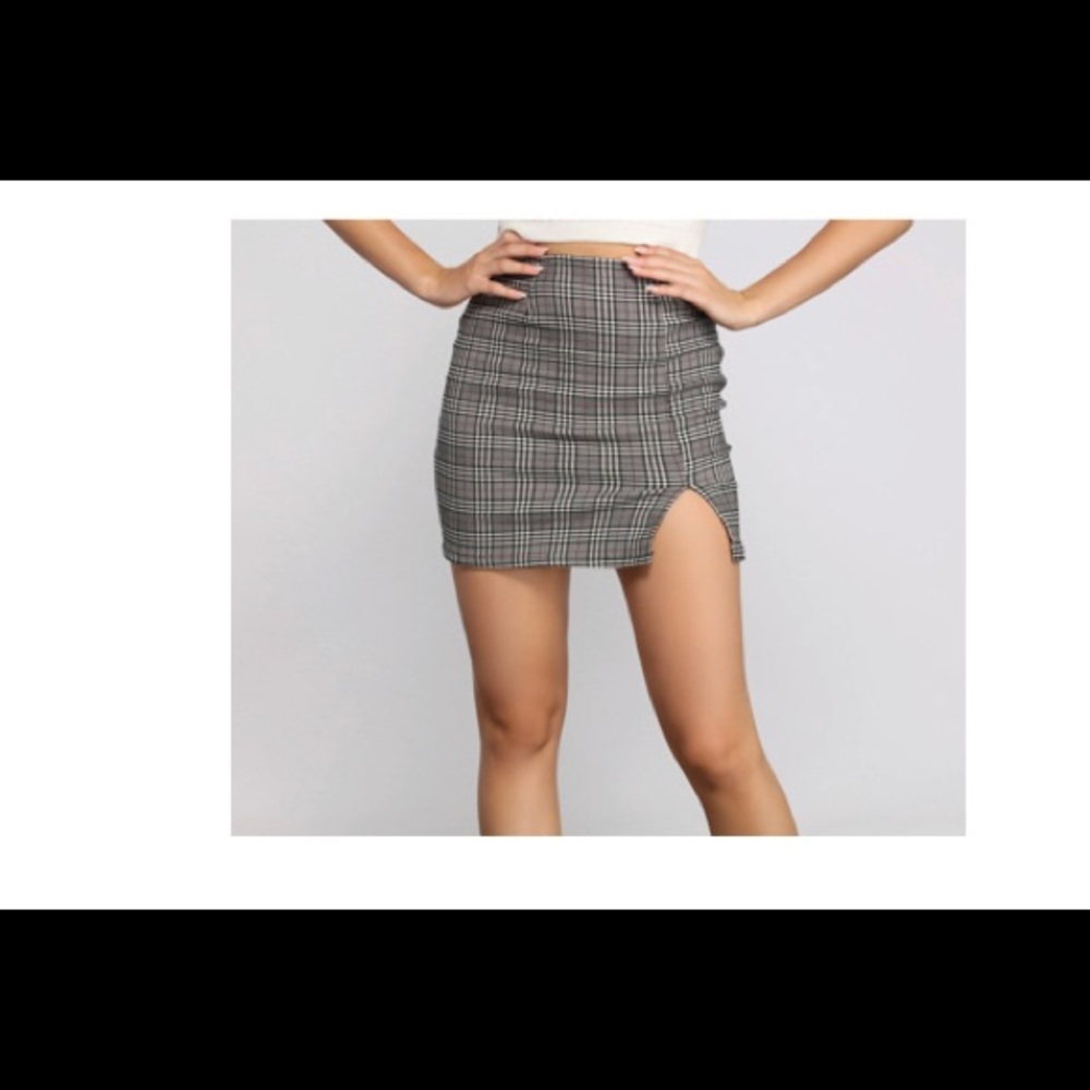 Plaid Windsor skirt